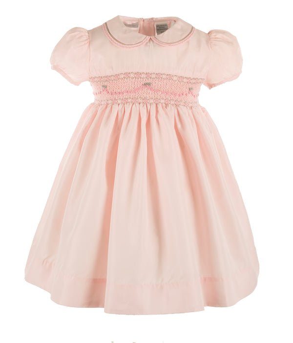 Wholesale Elegant Taffeta Pink Baby & Toddler Girl Dress 2 - Imagewear