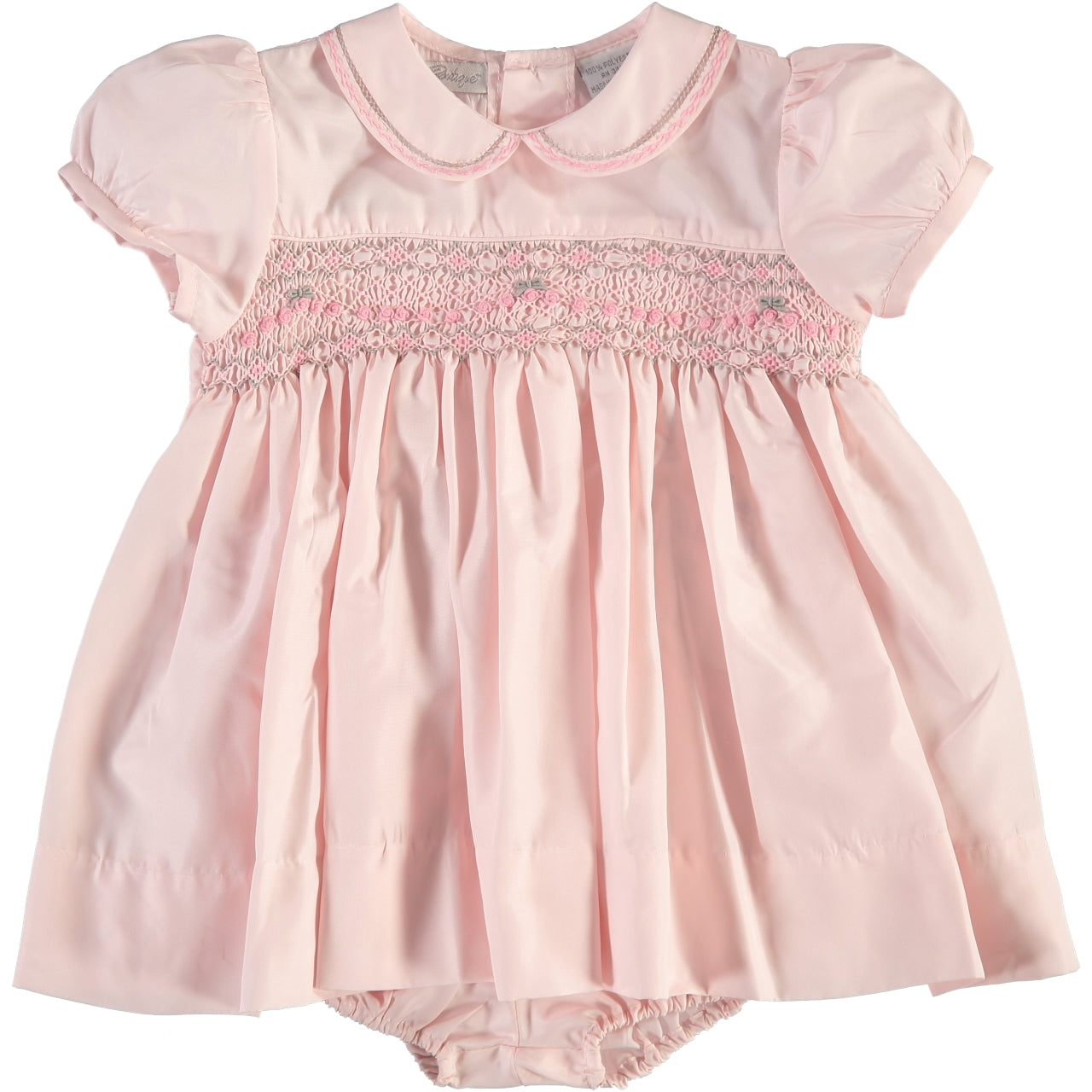 Wholesale Elegant Taffeta Pink Baby & Toddler Girl Dress 5 - Imagewear
