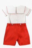 Wholesale Monogramable Baby Boy Bobby Suit 2