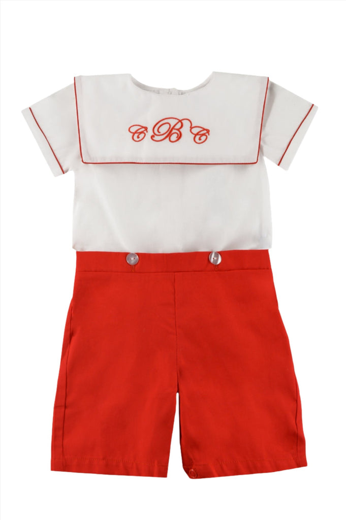 Wholesale Monogrammable Baby Boy Bobby Suit