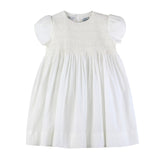 Wholesale Off-White Vintage Smocked Infant & Toddler Dress - Imagewear
