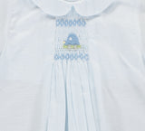 Wholesale One Size Only Baby Boy Day Gown and Hat - Car Smocking 2 - Imagewear