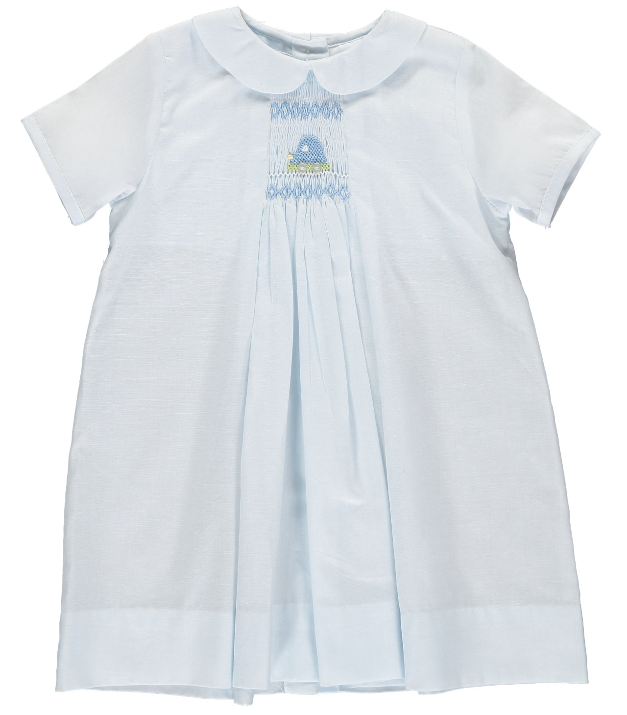 Wholesale One Size Only Baby Boy Day Gown and Hat - Car Smocking 3 - Imagewear