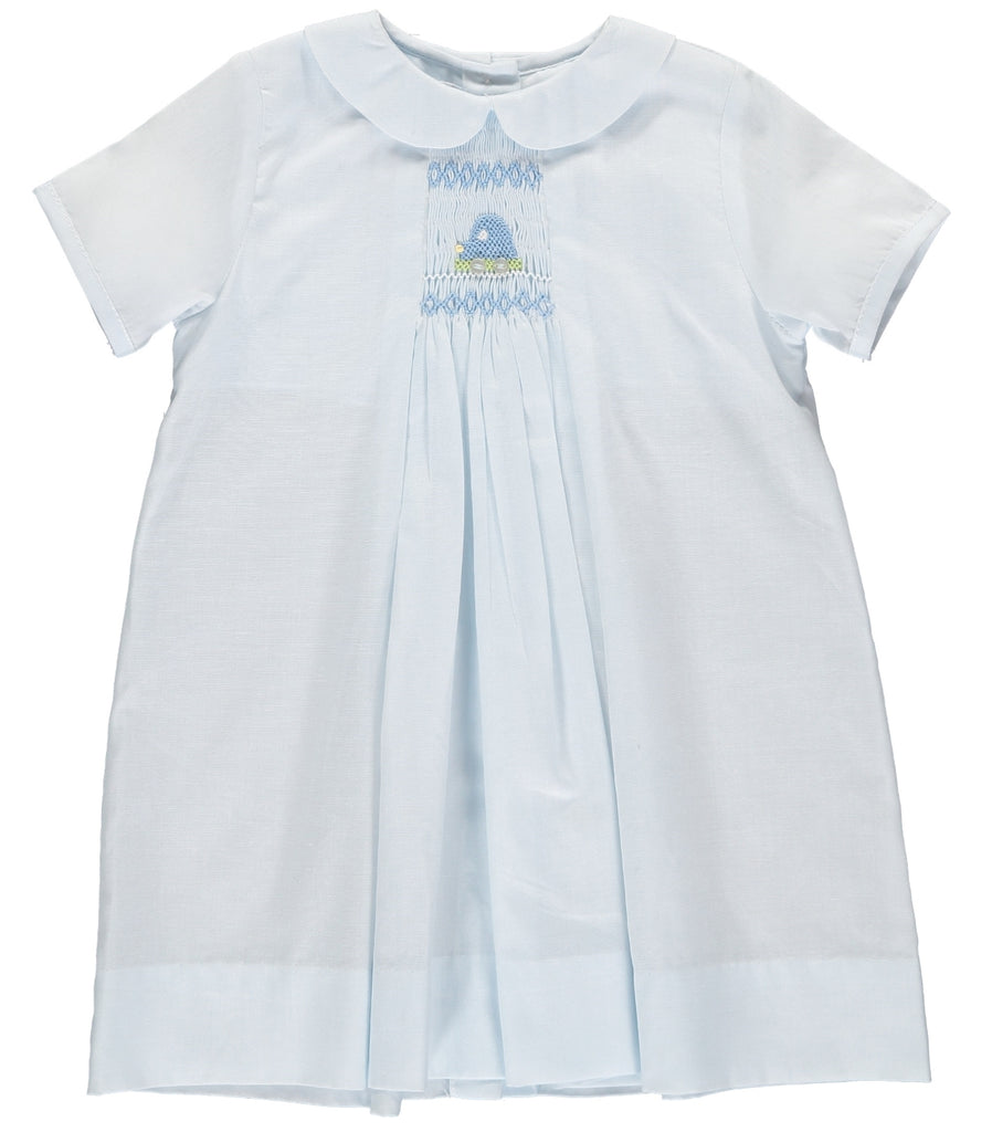 Wholesale One Size Only Baby Boy Day Gown and Hat - Car Smocking 3 - Imagewear