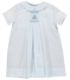 Wholesale One Size Only Baby Boy Day Gown and Hat - Car Smocking 3 - Imagewear