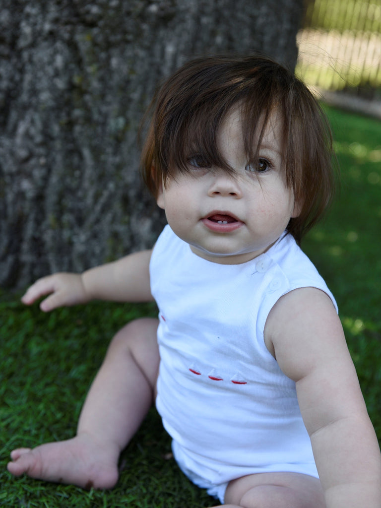 Wholesale Pique Classic Baby Boy Bubble Romper 2 - Imagewear