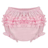 Wholesale Pink Classic Bloomers Ruffle Panty Diaper Cover - Imagewear
