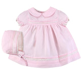 Wholesale Pink Lace Baby Girl Dress - Imagewear