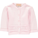 Wholesale Pointelle Pink Classic Baby & Toddler Girl Cardigan Sweater - Imagewear