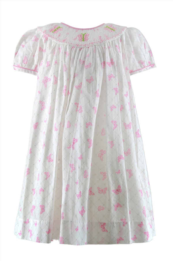 Wholesale Smocked Butterfly Bishop Baby & Toddler Girl Dress Wholesale Smocked Butterfly Bishop Baby & Toddler Girl Dress