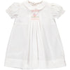 Wholesale Smocked Carriage One Size Only Baby Girl Day Gown and Hat White 3 -Imagewear	