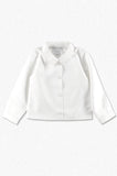 Wholesale White Button-Down Baby Boy Lon Sleeve Shirt