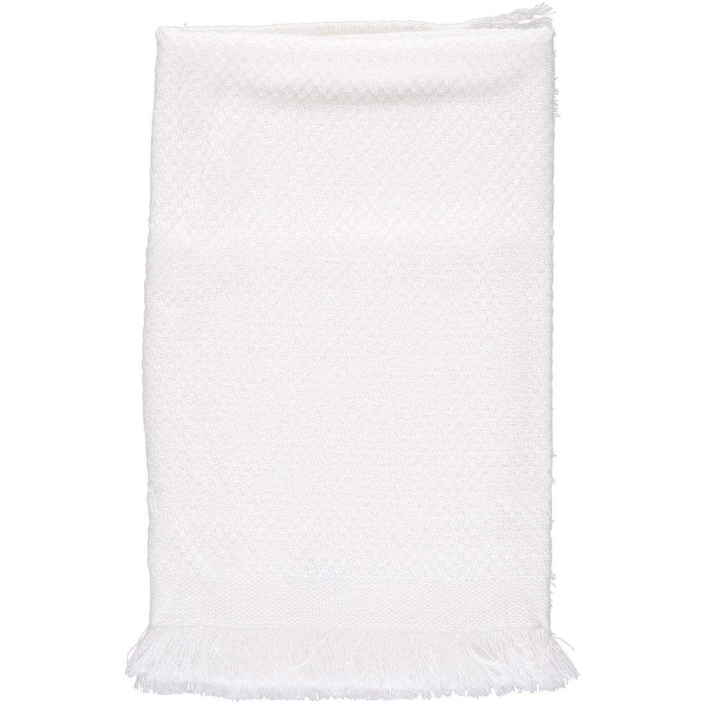  Julius Berger Simple White Soft Blanket, , Carriage Boutique, Imagewear 