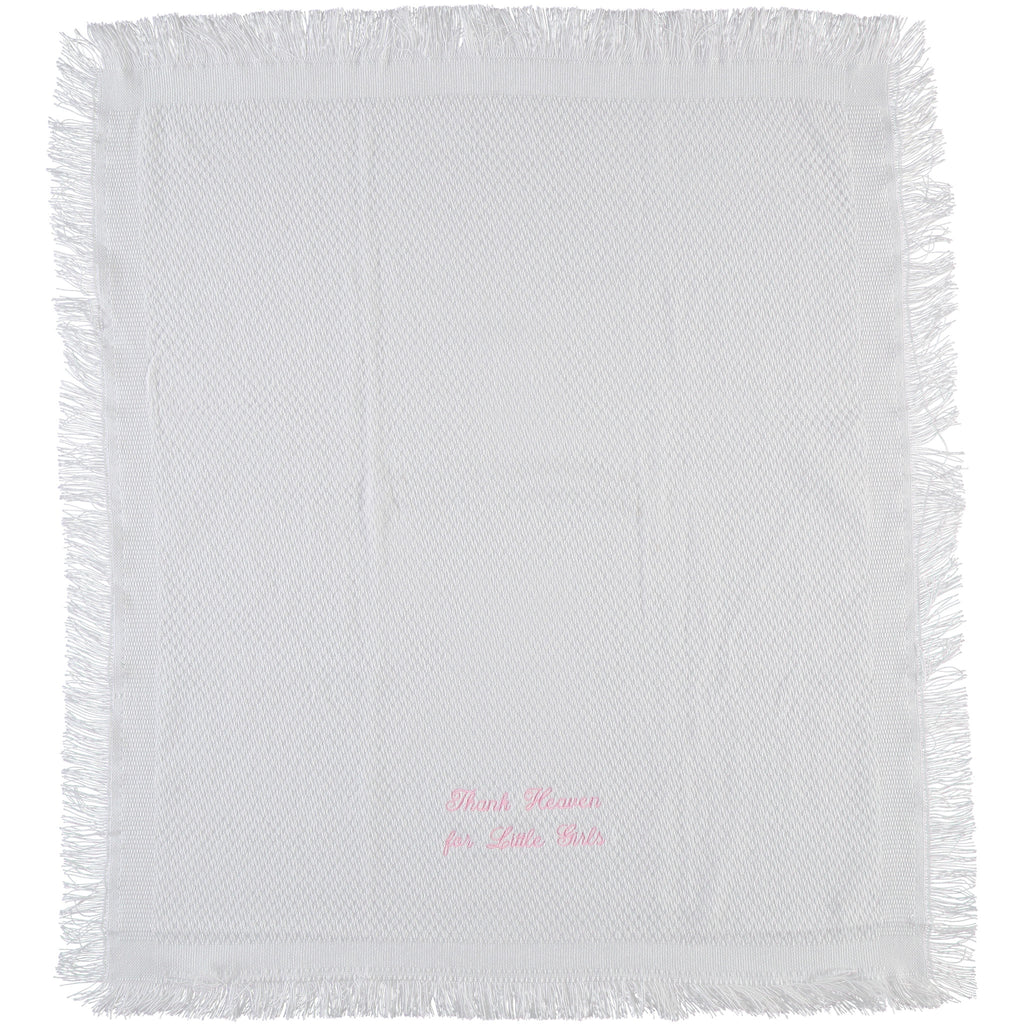 Julius Berger Thank Heaven For Little Girls Blanket, , Carriage Boutique, Imagewear 