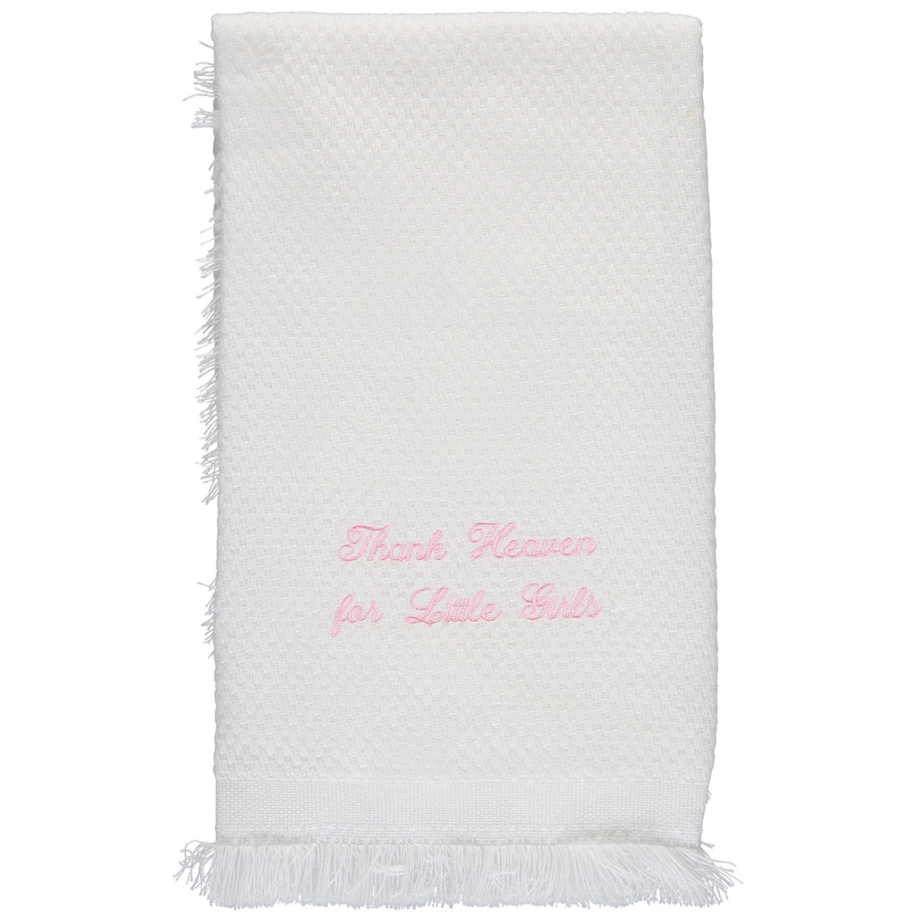  Julius Berger Thank Heaven For Little Girls Blanket, , Carriage Boutique, Imagewear 