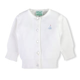 Julius Berger White Sailboat Cardigan