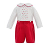  Red Mistletoe Bobbie Suit, , Carriage Boutique, Imagewear 