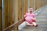 Rose Floral Print Baby Girl Bubble 2 - Imagewear
