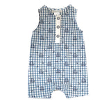 Sleeveless Nautical Boats Romper - Imagewear