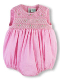 Wholesale Smocked Seersucker Baby Girl Bubble - Imagewear