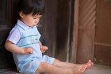 Wholesale Smocked Easter Bunnies Shortall Baby Boy Romper 2 - Imagewear