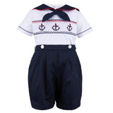 Smocked Sailing Bobbie Suit - Imagewear 