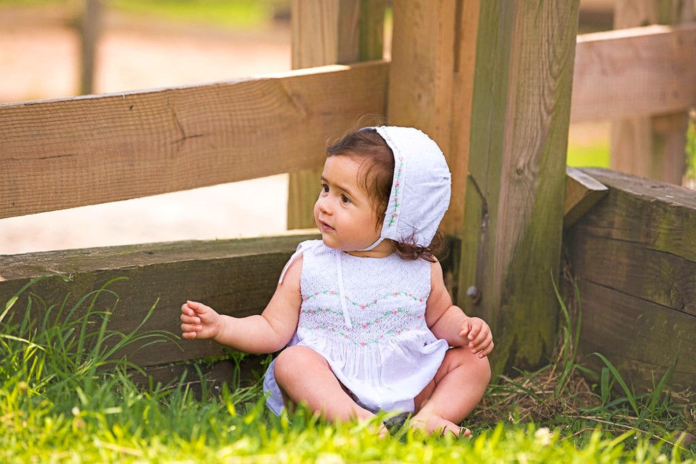 Whimsical White Baby Girl Bubble 2 - Imagewear