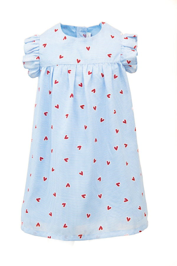 Wholesale Heart Toddler Girl Dress - Imagewear