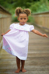 Easter Shadow Bib Long Dress Toddler 2 - Imagewear