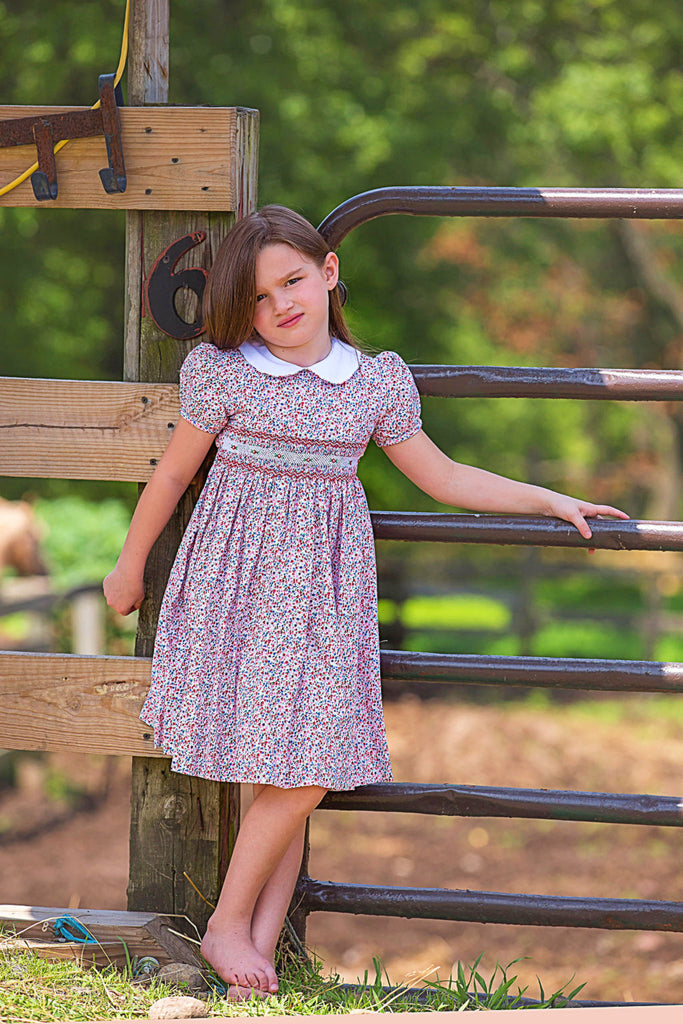 Full Floral Bishop Dress Toddler  - Imagewear