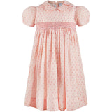 Wholesale Mini Floral Dots Yoke Dress (Toddler & Youth) - Imagewear