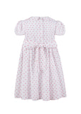 Mini Floral Dots Yoke Dress for Toddler Back View - Imagewear