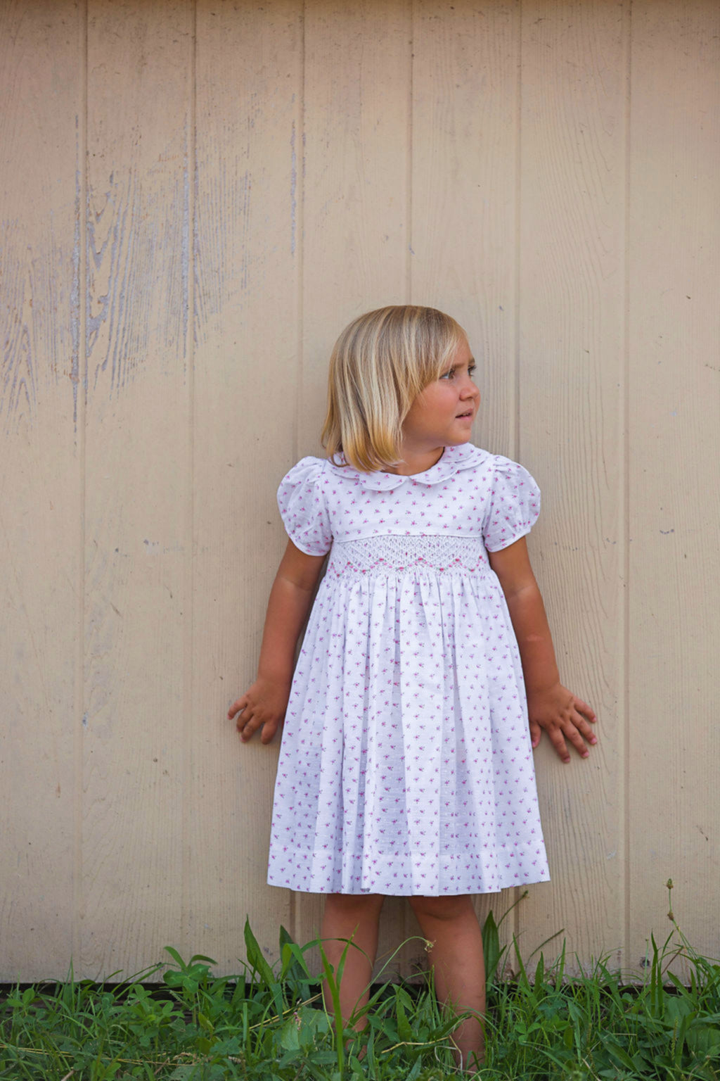 Mini Floral Dots Yoke Dress for Toddler Girl 2 - Imagewear