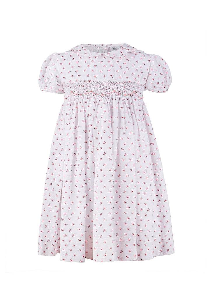 Mini Floral Dots Yoke Dress for Toddler - Imagewear
