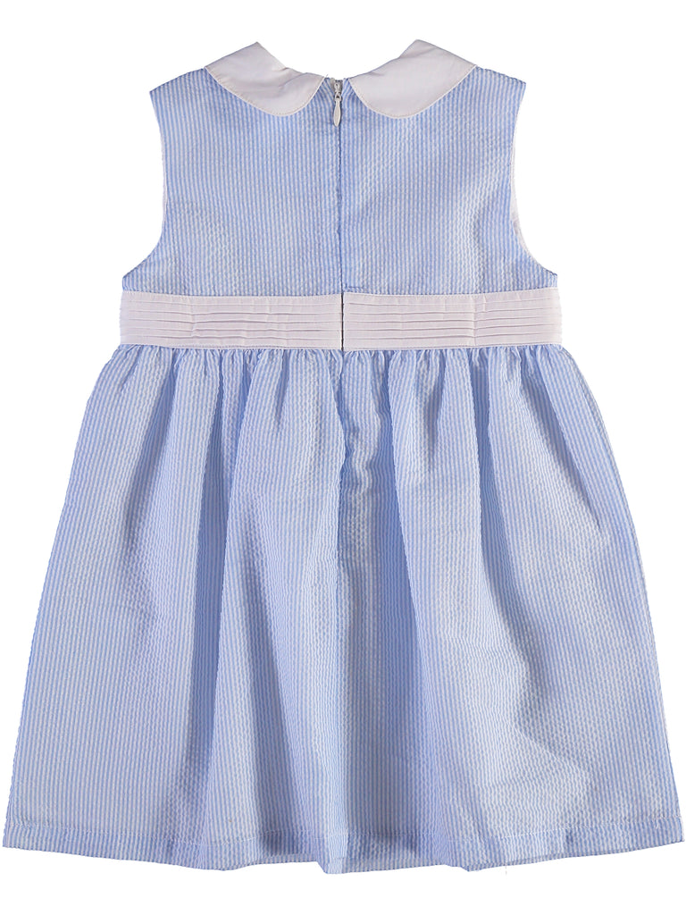 Wholesale Monogram Seersucker Yoke Dress (Toddler & Youth) 2 - Imagewear
