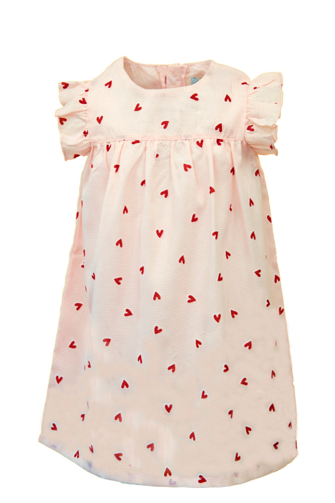 Wholesale Heart Toddler Girl Dress