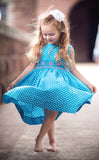 Polka Dot Smocked Daisy Shorts Sleeve Dress Toddler 2 - Imagewear