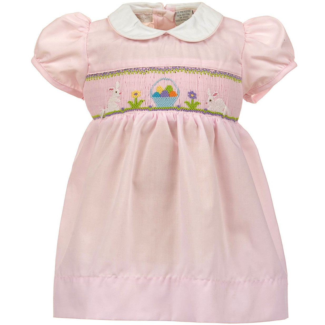 easter smocked dress Wholesale Classic Bunnies Yoke Toddler A-Line Sweetheart Neck Tulle Smocked bodice is comfortable YGroup_blissful-mini-dress Size:XXlarge